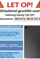 Nomfy Screenprotector Geschikt voor Samsung Galaxy Tab A9 Plus Screenprotector Bescherm Glas - Screen Protector Geschikt voor Samsung Tab A9 Plus Screenprotector Tempered Glass