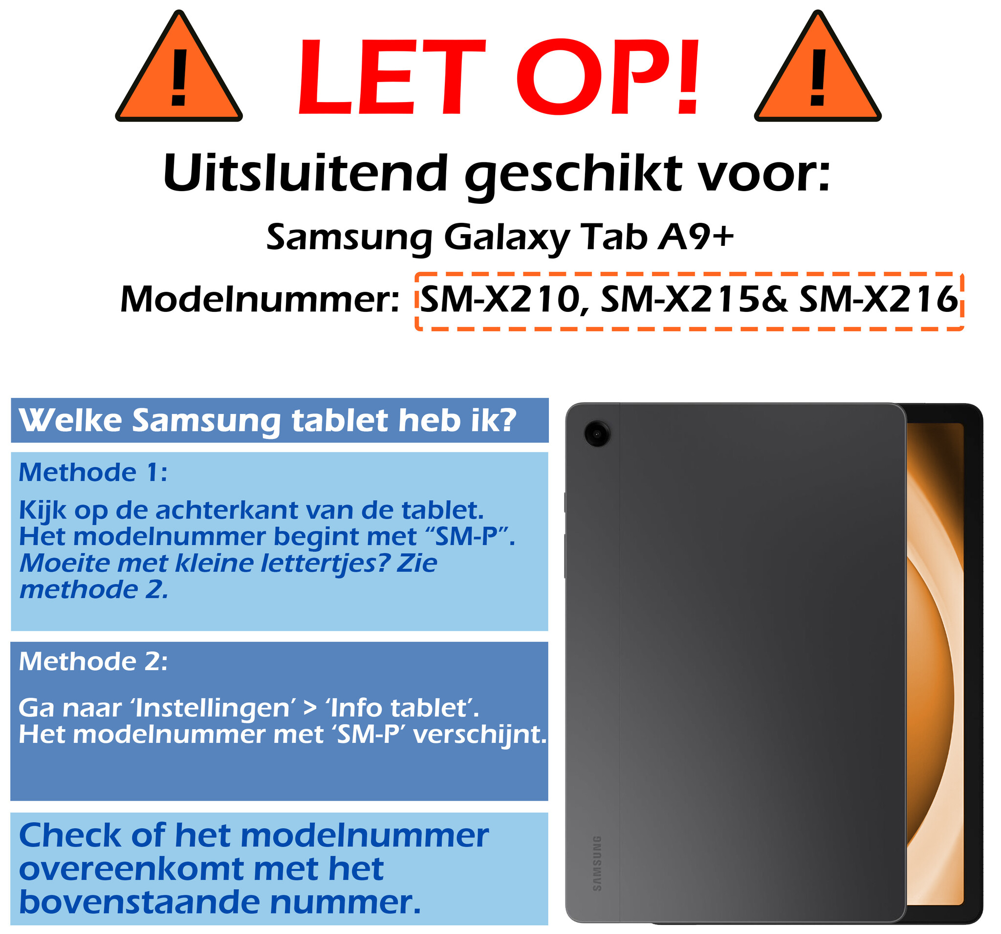 Nomfy Screenprotector Geschikt voor Samsung Galaxy Tab A9 Plus Screenprotector Bescherm Glas - Screen Protector Geschikt voor Samsung Tab A9 Plus Screenprotector Tempered Glass