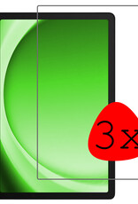 BASEY. Screenprotector Geschikt voor Samsung Galaxy Tab A9 Screenprotector Tempered Glass - Screenprotector Geschikt voor Samsung Tab A9 Screen Protector Beschermglas - 3 Stuks