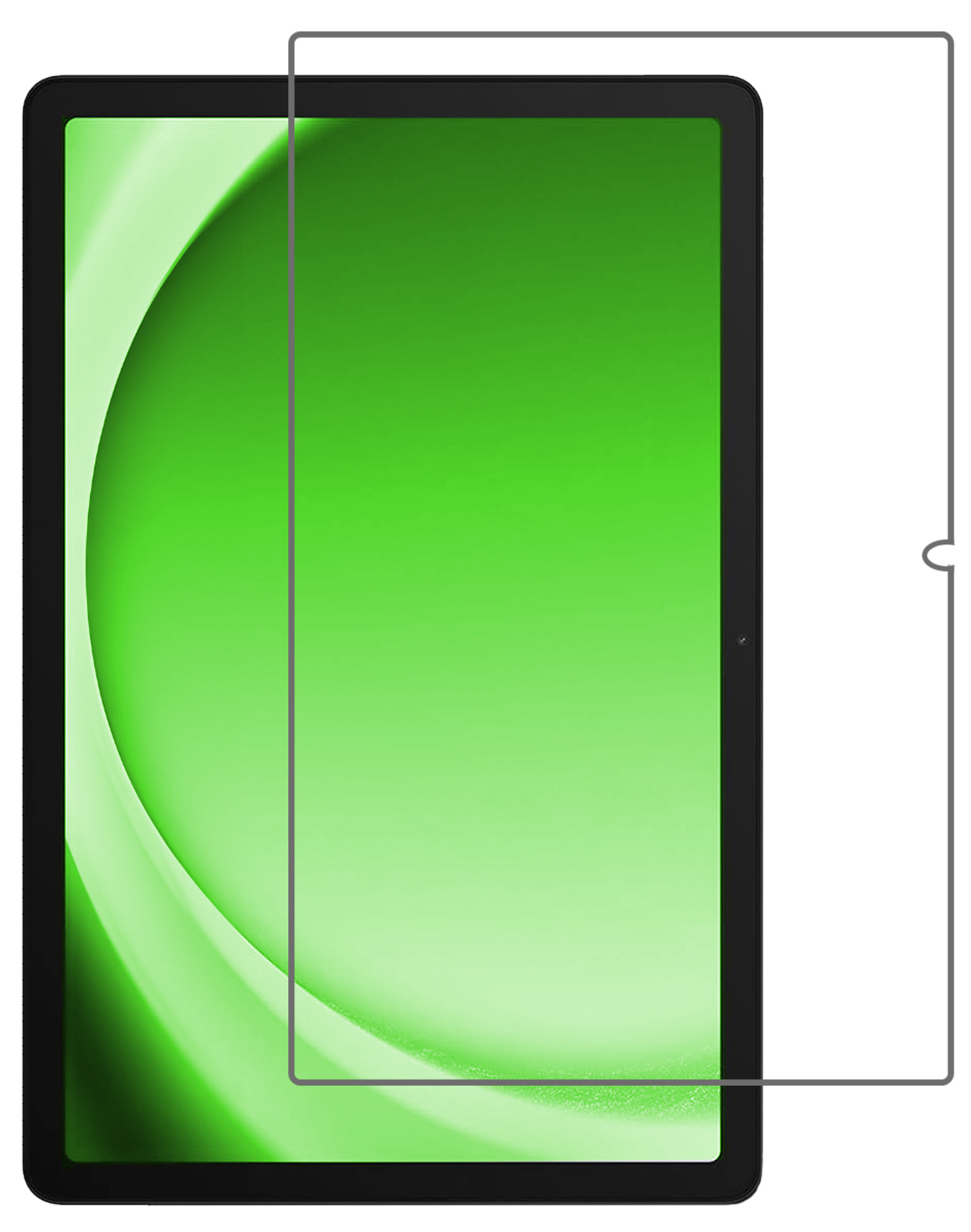 BASEY. Screenprotector Geschikt voor Samsung Galaxy Tab A9 Plus Screenprotector Tempered Glass - Screenprotector Geschikt voor Samsung Tab A9 Plus Screen Protector Beschermglas