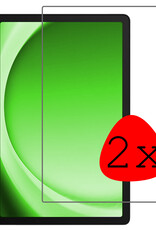 BASEY. Screenprotector Geschikt voor Samsung Galaxy Tab A9 Plus Screenprotector Tempered Glass - Screenprotector Geschikt voor Samsung Tab A9 Plus Screen Protector Beschermglas - 2 Stuks
