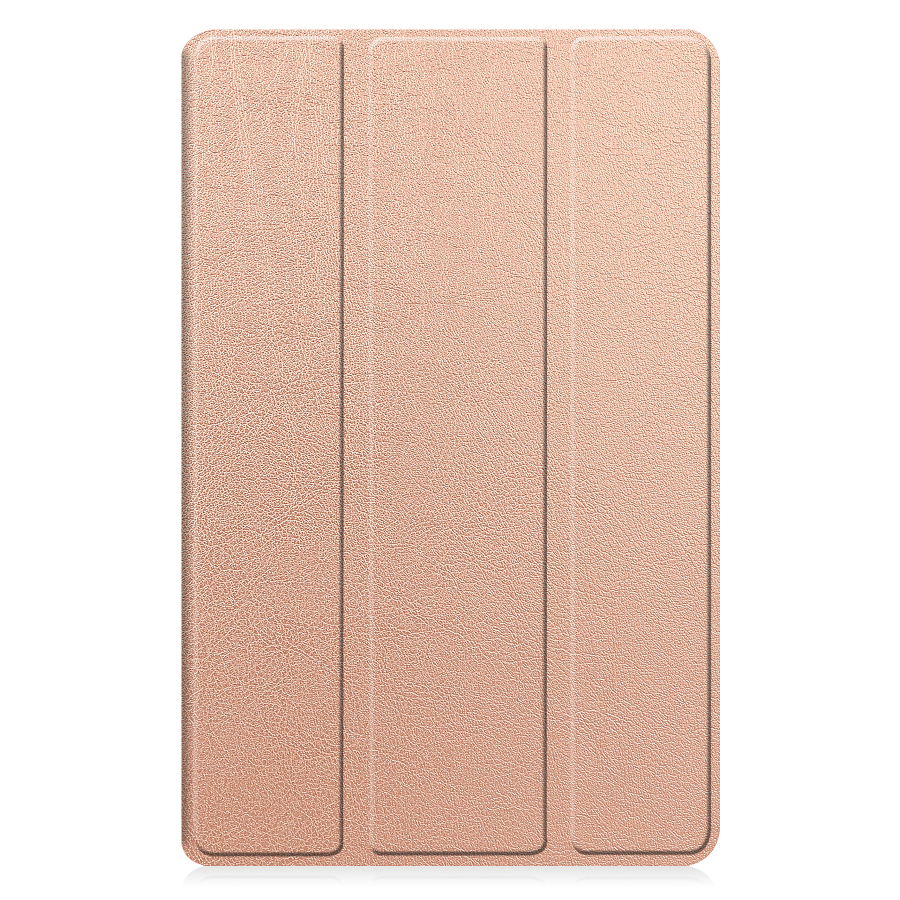 BASEY. Hoesje Geschikt voor Samsung Galaxy Tab A9 Hoes Case Tablet Hoesje Tri-fold - Hoes Geschikt voor Samsung Tab A9 Hoesje Hard Cover Bookcase Hoes - Rosé goud