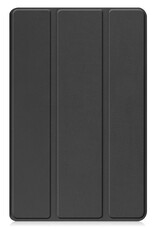 BASEY. Hoesje Geschikt voor Samsung Galaxy Tab A9 Hoes Case Tablet Hoesje Tri-fold - Hoes Geschikt voor Samsung Tab A9 Hoesje Hard Cover Bookcase Hoes - Zwart