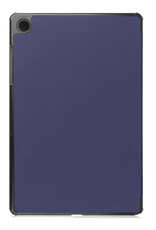 NoXx Hoesje Geschikt voor Samsung Galaxy Tab A9 Hoesje Case Hard Cover Hoes Book Case - Donkerblauw
