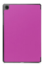 NoXx Hoesje Geschikt voor Samsung Galaxy Tab A9 Hoesje Case Hard Cover Hoes Book Case - Paars