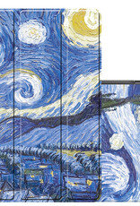 NoXx Hoesje Geschikt voor Samsung Galaxy Tab A9 Hoesje Case Hard Cover Hoes Book Case - Sterrenhemel