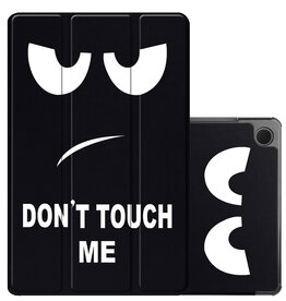 NoXx NoXx Samsung Galaxy Tab A9 Hoes - Don't touch me
