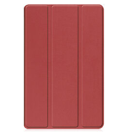 Nomfy Nomfy Samsung Galaxy Tab A9 Hoes - Donkerrood