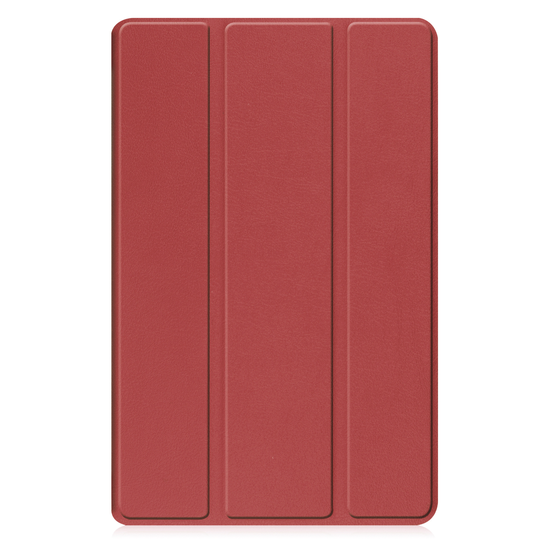 Nomfy Hoes Geschikt voor Samsung Galaxy Tab A9 Hoes Tri-fold Tablet Hoesje Case - Hoesje Geschikt voor Samsung Tab A9 Hoesje Hardcover Bookcase - Donkerrood