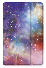 Nomfy Hoes Geschikt voor Samsung Galaxy Tab A9 Hoes Tri-fold Tablet Hoesje Case - Hoesje Geschikt voor Samsung Tab A9 Hoesje Hardcover Bookcase - Galaxy