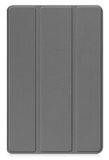 Nomfy Hoes Geschikt voor Samsung Galaxy Tab A9 Hoes Tri-fold Tablet Hoesje Case - Hoesje Geschikt voor Samsung Tab A9 Hoesje Hardcover Bookcase - Grijs