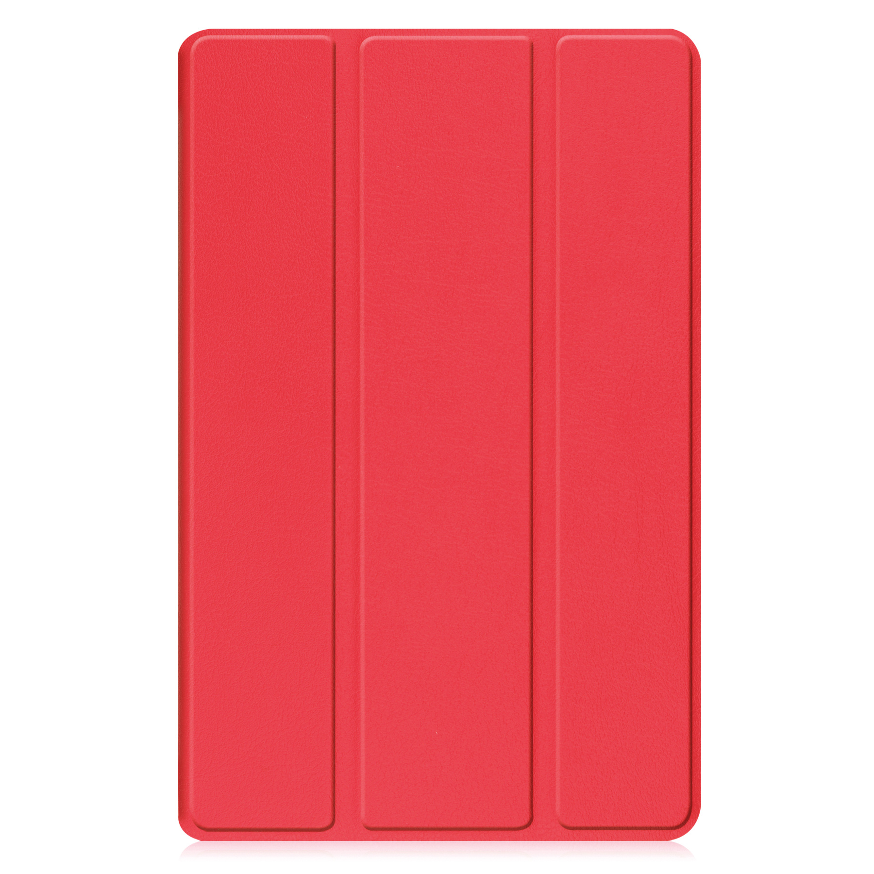 Nomfy Hoes Geschikt voor Samsung Galaxy Tab A9 Hoes Tri-fold Tablet Hoesje Case - Hoesje Geschikt voor Samsung Tab A9 Hoesje Hardcover Bookcase - Rood