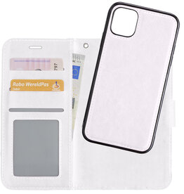 NoXx NoXx iPhone 13 Pro Max 2-in-1 Hoesje BookCase Uitneembaar - Wit