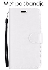 NoXx Hoes Geschikt voor iPhone 13 Pro Max Hoesje Bookcase Hoes 2-in-1 Uitneembaar Cover Hard Case - Wit