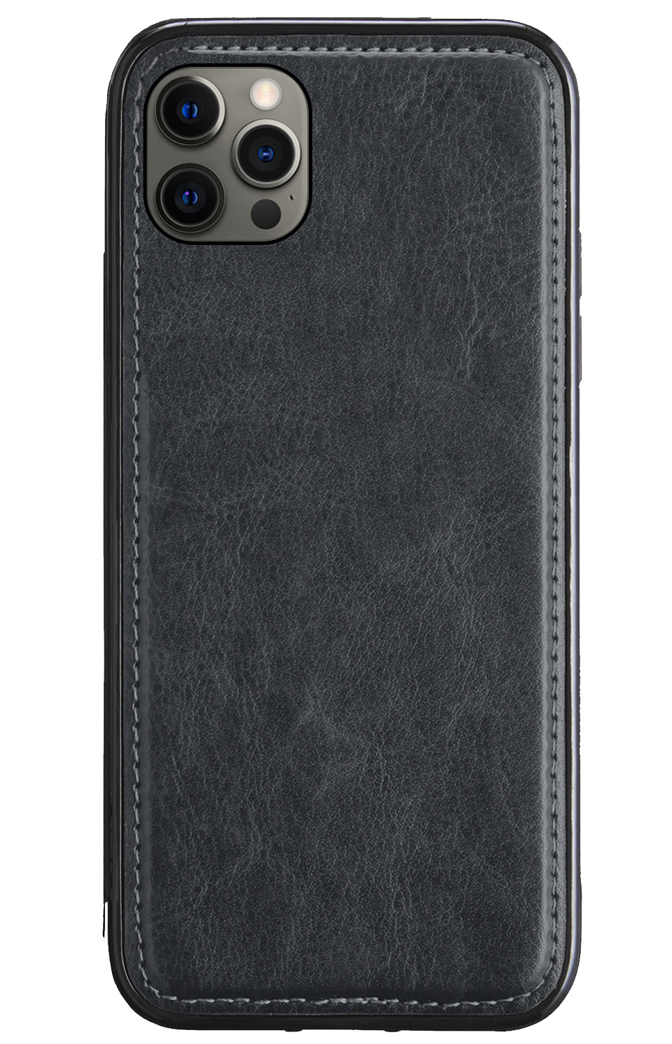 BASEY. Hoes Geschikt voor iPhone 13 Pro Max Hoesje Bookcase Hoes 2-in-1 Cover - Hoesje Geschikt voor iPhone 13 Pro Max Hoes 2-in-1 Hoesje Case - Zwart