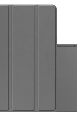 NoXx Hoesje Geschikt voor Samsung Galaxy Tab A9 Plus Hoesje Case Hard Cover Hoes Book Case - Grijs