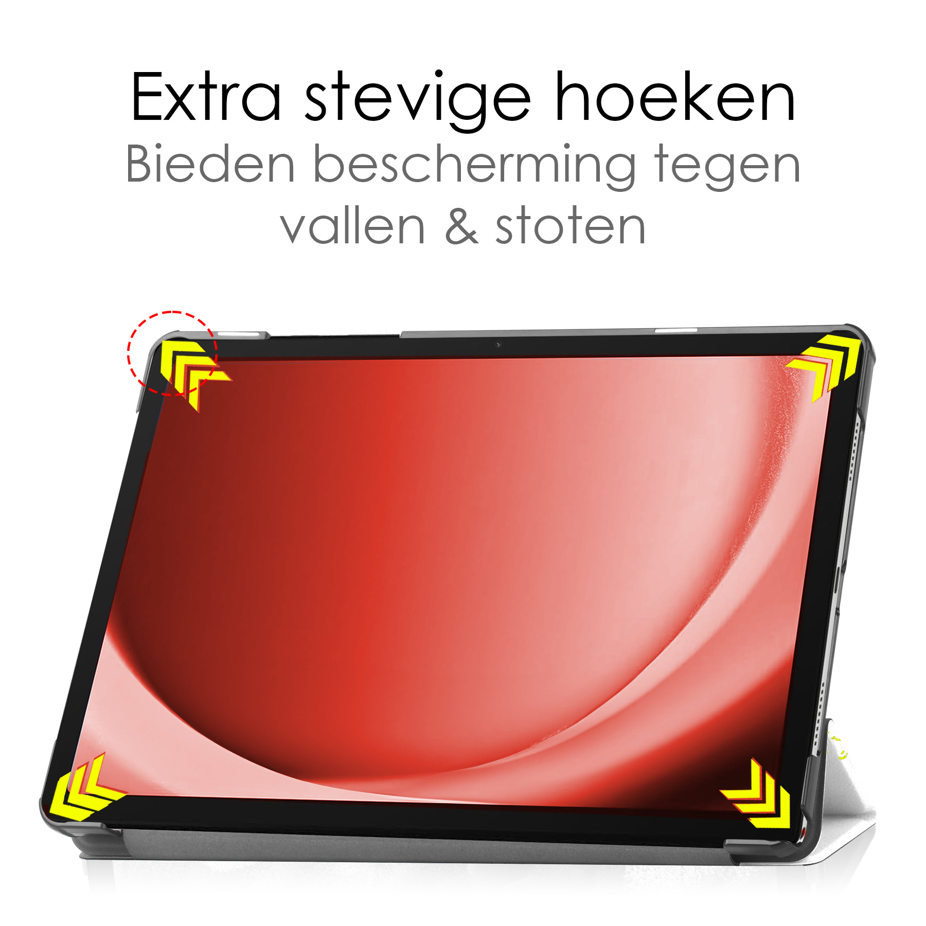 NoXx Hoesje Geschikt voor Samsung Galaxy Tab A9 Plus Hoesje Case Hard Cover Hoes Book Case - Kat