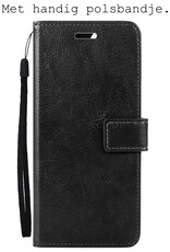 BASEY. Hoes Geschikt vooriPhone X Hoesje Bookcase Hoes 2-in-1 Cover - Hoesje Geschikt voor iPhone X Hoes 2-in-1 Hoesje Case - Zwart