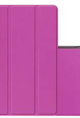NoXx Hoesje Geschikt voor Samsung Galaxy Tab A9 Plus Hoesje Case Hard Cover Hoes Book Case - Paars