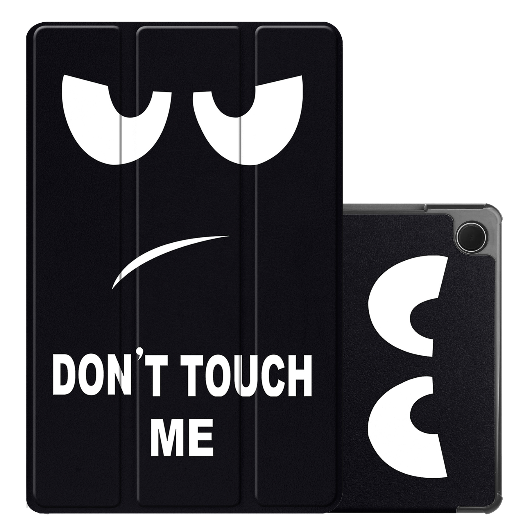 NoXx Hoesje Geschikt voor Samsung Galaxy Tab A9 Plus Hoesje Case Hard Cover Hoes Book Case - Don't Touch Me