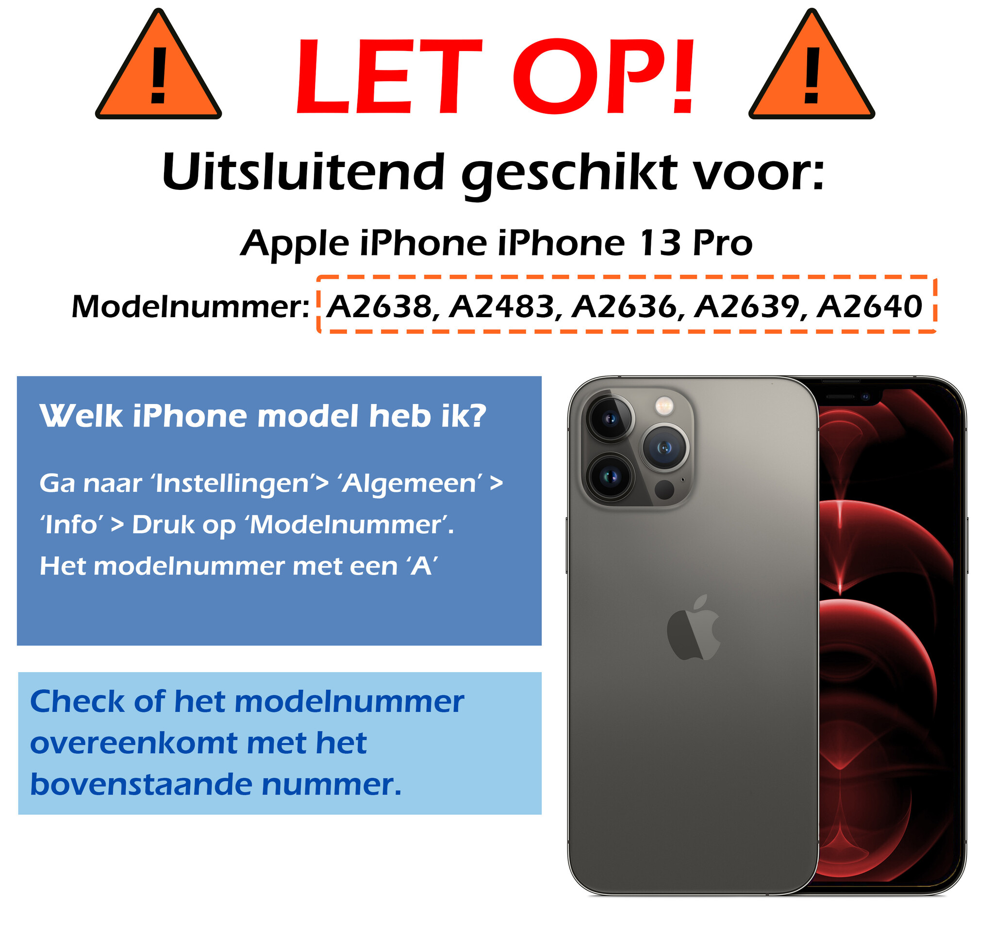 Nomfy Hoesje Geschikt voor iPhone 13 Pro Hoesje 2-in-1 Bookcase Hoes Case Uitneembaar - Hoes Geschikt voor iPhone 13 Pro Hoes Cover - Wit