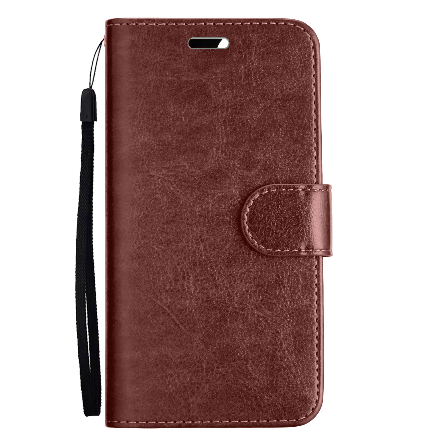 Nomfy Hoesje Geschikt voor iPhone X Hoesje 2-in-1 Bookcase Hoes Case Uitneembaar - Hoes Geschikt voor iPhone X Hoes Cover - Bruin