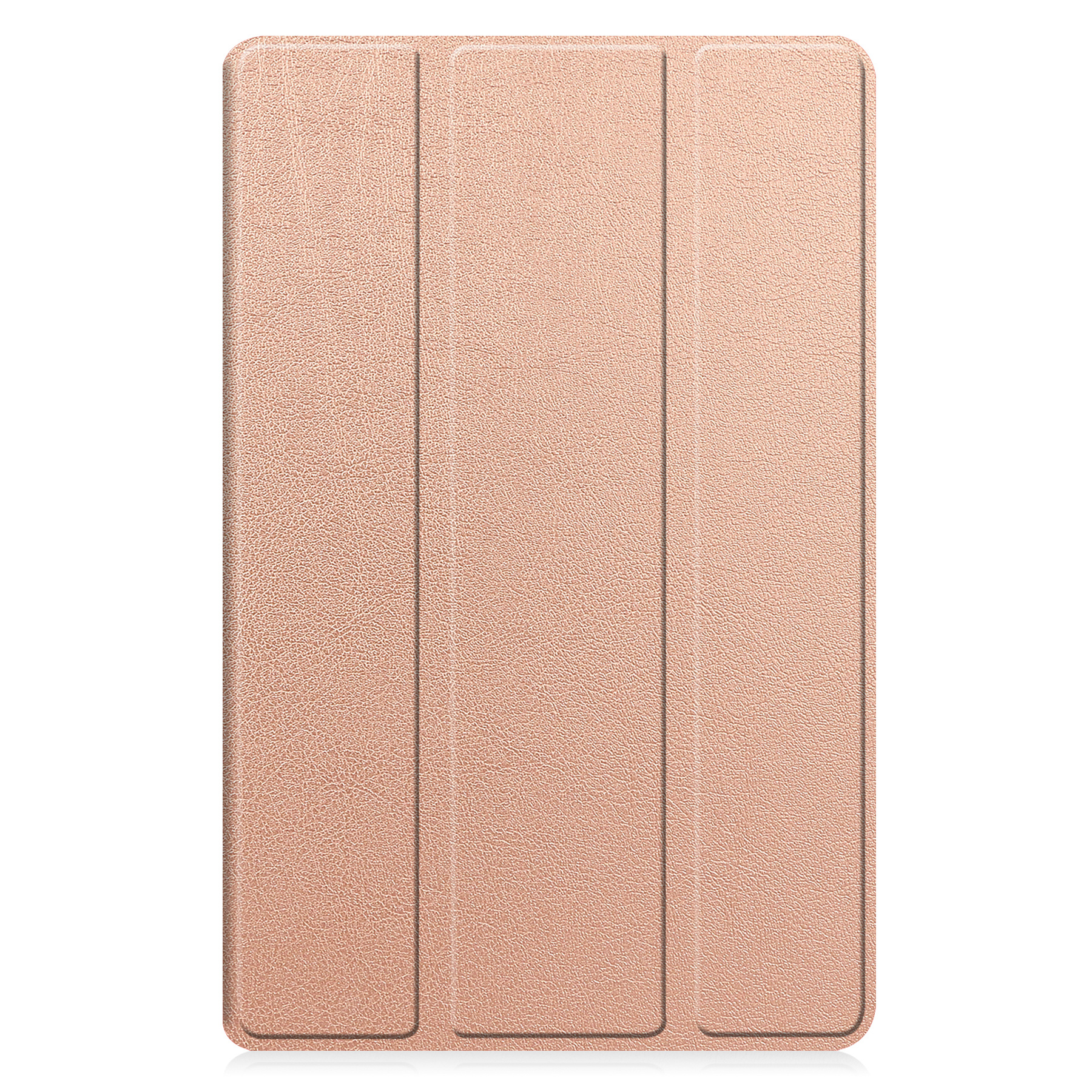 Nomfy Hoes Geschikt voor Samsung Galaxy Tab A9 Plus Hoes Tri-fold Tablet Hoesje Case - Hoesje Geschikt voor Samsung Tab A9 Plus Hoesje Hardcover Bookcase - Rosé goud