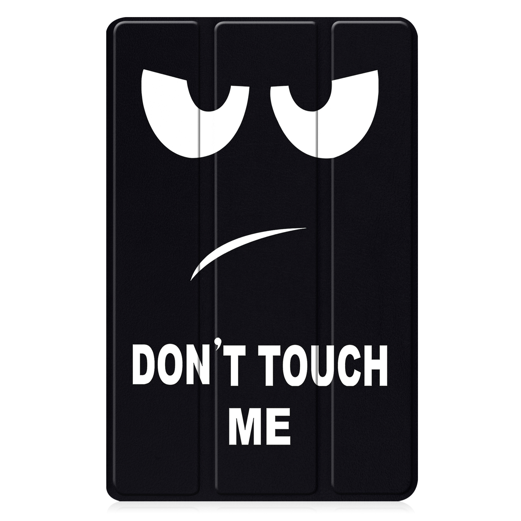 Nomfy Hoes Geschikt voor Samsung Galaxy Tab A9 Plus Hoes Tri-fold Tablet Hoesje Case - Hoesje Geschikt voor Samsung Tab A9 Plus Hoesje Hardcover Bookcase - Don't Touch Me