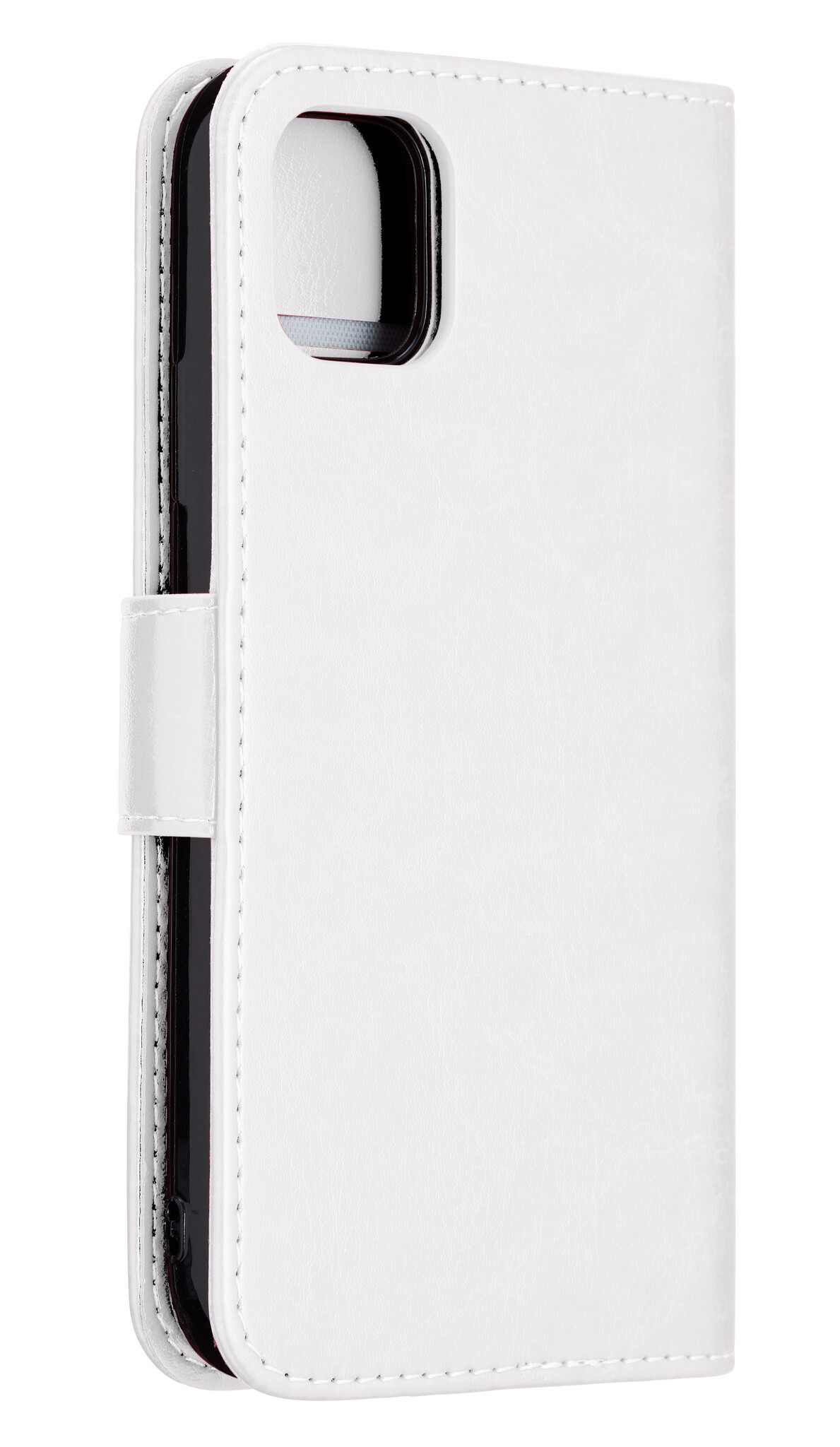 NoXx Hoes Geschikt voor iPhone 13 Hoesje Bookcase Hoes 2-in-1 Uitneembaar Cover Hard Case - Wit