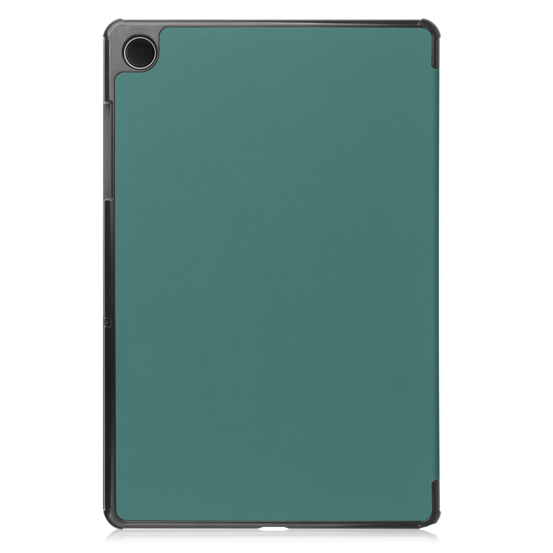 BASEY. Hoesje Geschikt voor Samsung Galaxy Tab A9 Hoes Case Tablet Hoesje Tri-fold Met Screenprotector - Hoes Geschikt voor Samsung Tab A9 Hoesje Hard Cover Bookcase Hoes - Donkergroen
