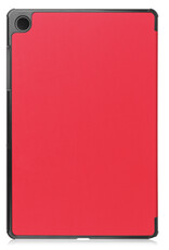 BASEY. Hoesje Geschikt voor Samsung Galaxy Tab A9 Hoes Case Tablet Hoesje Tri-fold Met Screenprotector - Hoes Geschikt voor Samsung Tab A9 Hoesje Hard Cover Bookcase Hoes - Rood