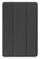 BASEY. Hoesje Geschikt voor Samsung Galaxy Tab A9 Hoes Case Tablet Hoesje Tri-fold Met Screenprotector - Hoes Geschikt voor Samsung Tab A9 Hoesje Hard Cover Bookcase Hoes - Zwart