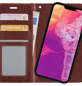 BASEY. BASEY. iPhone 13 2-in-1 Hoesje BookCase Uitneembaar - Bruin