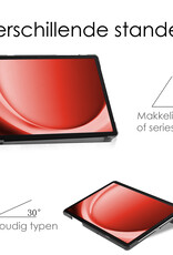 NoXx Hoesje Geschikt voor Samsung Galaxy Tab A9 Hoesje Case Hard Cover Hoes Book Case Met Screenprotector - Galaxy