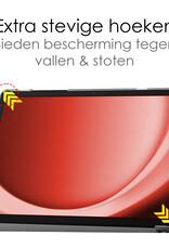 NoXx Hoesje Geschikt voor Samsung Galaxy Tab A9 Hoesje Case Hard Cover Hoes Book Case Met Screenprotector - Graffity