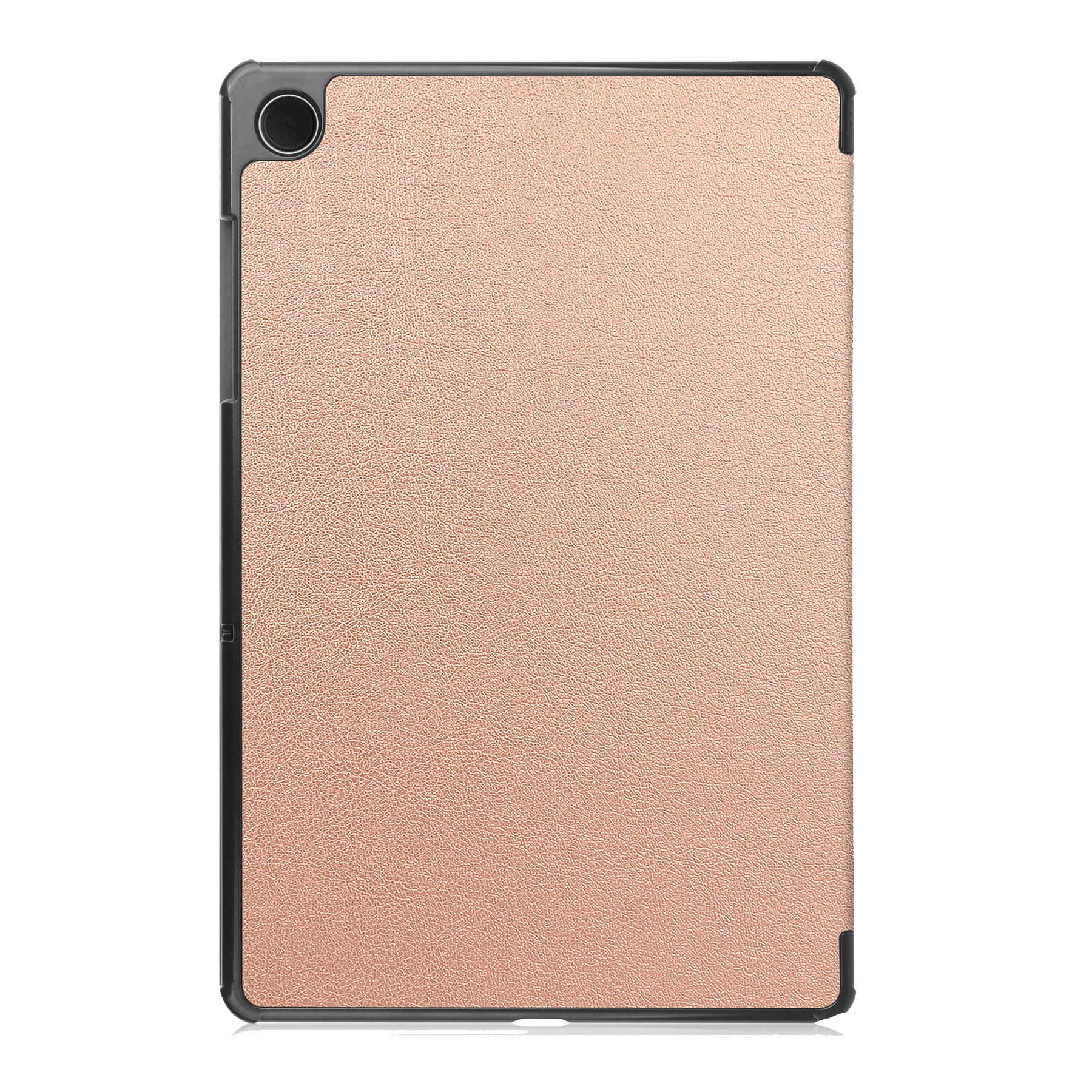 NoXx Hoesje Geschikt voor Samsung Galaxy Tab A9 Hoesje Case Hard Cover Hoes Book Case Met Screenprotector - Rosé goud
