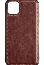 Nomfy Hoesje Geschikt voor iPhone 13 Mini Hoesje 2-in-1 Bookcase Hoes Case Uitneembaar - Hoes Geschikt voor iPhone 13 Mini Hoes Cover - Bruin