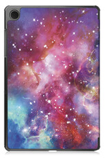 Nomfy Hoes Geschikt voor Samsung Galaxy Tab A9 Hoes Tri-fold Tablet Hoesje Case Met Screenprotector - Hoesje Geschikt voor Samsung Tab A9 Hoesje Hardcover Bookcase - Galaxy