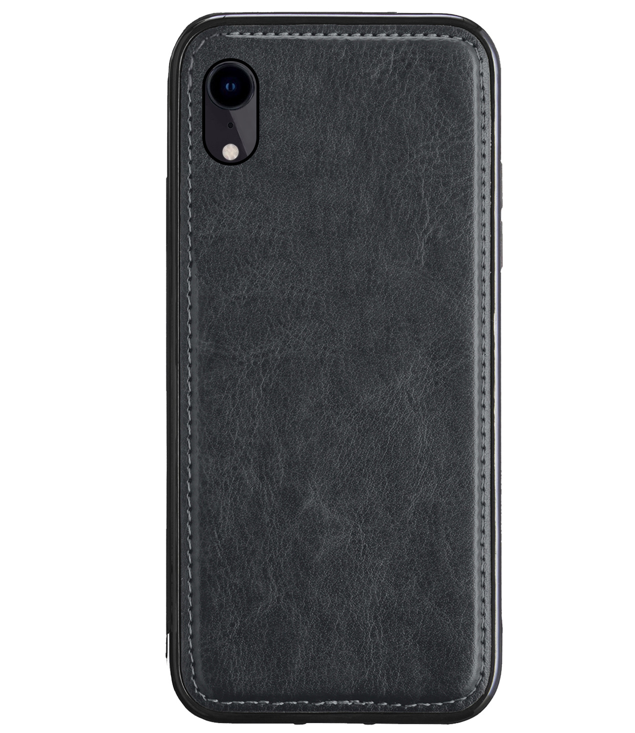 BASEY. Hoes Geschikt voor iPhone XR Hoesje Bookcase Hoes 2-in-1 Cover - Hoesje Geschikt voor iPhone XR Hoes 2-in-1 Hoesje Case - Zwart
