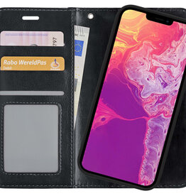 BASEY. BASEY. iPhone 13 Mini 2-in-1 Hoesje BookCase Uitneembaar - Zwart