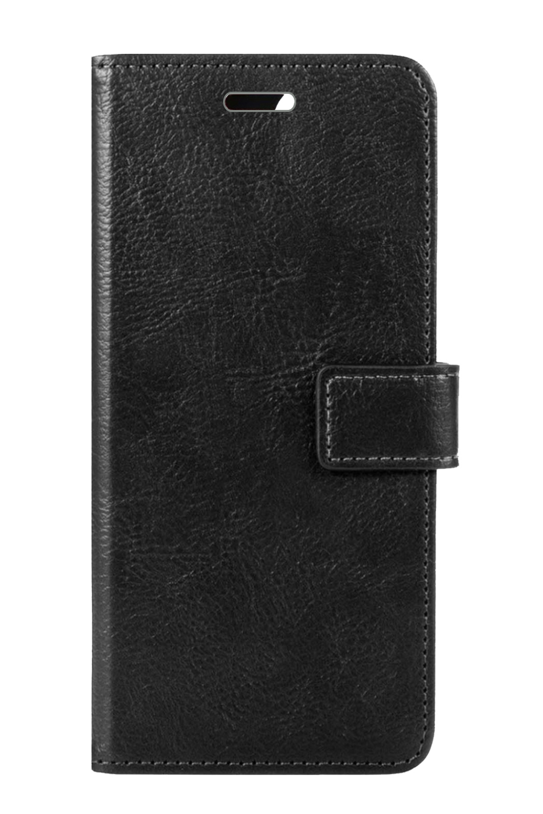 BASEY. Hoes Geschikt voor iPhone 13 Mini Hoesje Bookcase Hoes 2-in-1 Cover - Hoesje Geschikt voor iPhone 13 Mini Hoes 2-in-1 Hoesje Case - Zwart