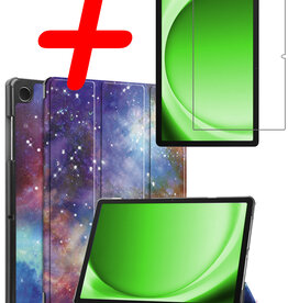 BASEY. BASEY. Samsung Galaxy Tab A9 Hoes Met Screenprotector - Galaxy