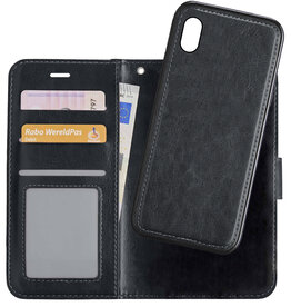 NoXx NoXx iPhone XR 2-in-1 Hoesje BookCase Uitneembaar - Zwart