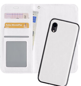 Nomfy Nomfy iPhone XR 2-in-1 Hoesje BookCase Uitneembaar - Wit