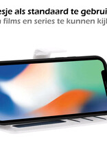 Nomfy Hoesje Geschikt voor iPhone XR Hoesje 2-in-1 Bookcase Hoes Case Uitneembaar - Hoes Geschikt voor iPhone XR Hoes Cover - Wit