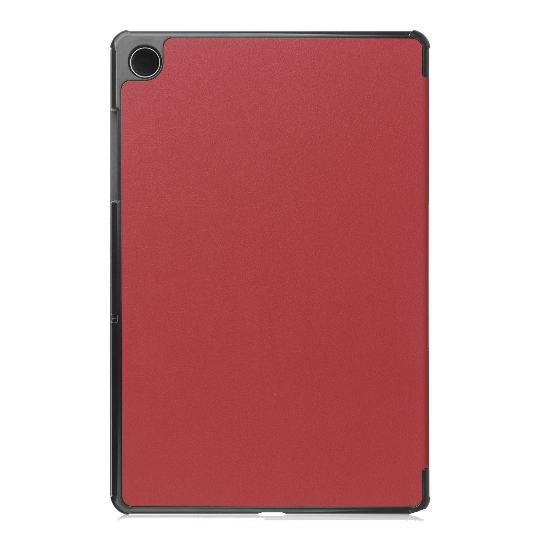 NoXx Hoesje Geschikt voor Samsung Galaxy Tab A9 Plus Hoesje Case Hard Cover Hoes Book Case Met Screenprotector - Donkerrood