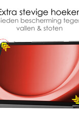 NoXx Hoesje Geschikt voor Samsung Galaxy Tab A9 Plus Hoesje Case Hard Cover Hoes Book Case Met Screenprotector - Galaxy