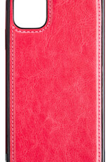 Nomfy Hoesje Geschikt voor iPhone 12 Pro Max Hoesje 2-in-1 Bookcase Hoes Case Uitneembaar - Hoes Geschikt voor iPhone 12 Pro Max Hoes Cover - Donkerroze