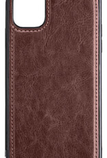 Nomfy Hoesje Geschikt voor iPhone 12 Pro Max Hoesje 2-in-1 Bookcase Hoes Case Uitneembaar - Hoes Geschikt voor iPhone 12 Pro Max Hoes Cover - Bruin