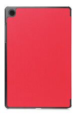 NoXx Hoesje Geschikt voor Samsung Galaxy Tab A9 Plus Hoesje Case Hard Cover Hoes Book Case Met Screenprotector - Rood